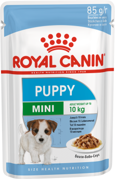 Royal Canin Mini Puppy влажный рацион для щенков мелких пород от 2 до 10 месяцев 85 г х 12 шт