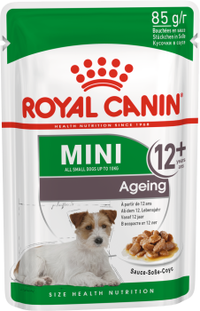 Royal Canin Mini Ageing 12+ влажный рацион для собак старше 12 лет мелких пород 85 г х 12 шт