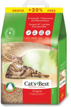 Cat's Best Original наполнитель древесный комкующийся 12 л (5,2 кг)