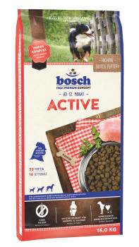 Bosch Active сухой корм для взрослых собак с повышенным уровнем активности 15 кг