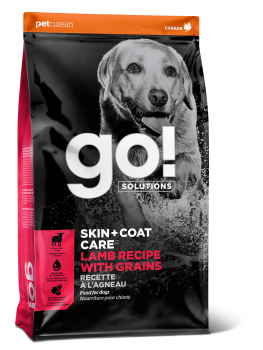 GO! SKIN + COAT Lamb Meal Recipe DF сухой корм для щенков и собак со свежим ягненком 1,59 кг