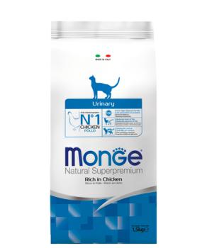 Monge Cat Daily Line Urinary сухой корм для взрослых кошек для профилактики МКБ, с курицей 1,5 кг
