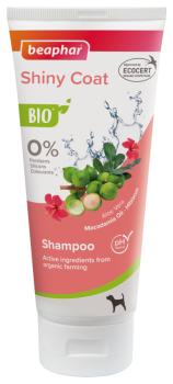 Beaphar Bio Shampoo Shiny Coat блестящая шерсть для собак c экстрактом макадамии и гибискуса 200 мл