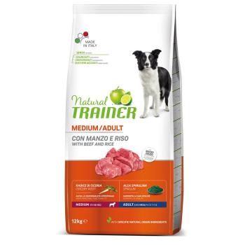 Natural Trainer Dog Medium Adult сухой корм для взрослых собак средних пород с говядиной и рисом 12 кг