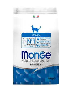 Monge Cat Daily Line Urinary сухой корм для взрослых кошек для профилактики МКБ, с курицей 400 гр