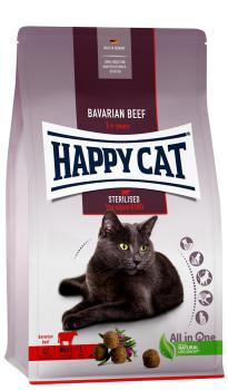 Happy Cat Supreme Adult Sterilised Voralpen-Rind корм для кастрированных котов и стерилизованных кошек с альпийской говядиной 1,3 кг