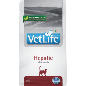 Farmina Vet Life Hepatic диетический сухой корм для кошек при заболеваниях печени 2 кг