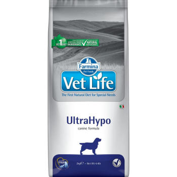 Farmina Vet Life Dog Ultrahypo сухой корм для взрослых собак при пищевой аллергии 2 кг