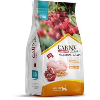 CARNI Life Adult сухой корм для кошек с курицей, гранатом и клюквой 1,5 кг
