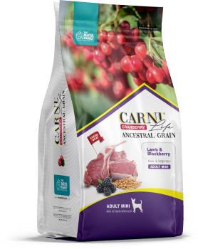 CARNI Life Mini сухой корм для взрослых собак мелких пород с ягненком, ежевикой и клюквой 2,5 кг