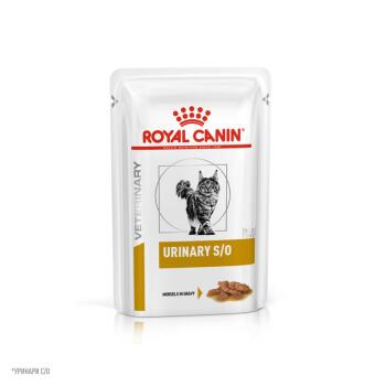 Royal Canin Urinary S/O Feline влажный корм для кошек при заболеваниях мочевыводящих путей в соусе 85 гр